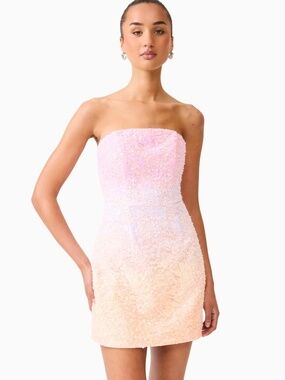 REVOLVE ELLIAT sequin dress pink ombre